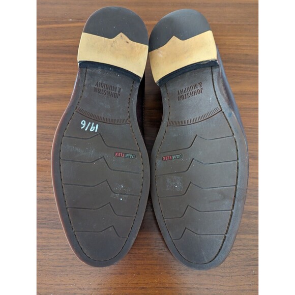 Johnston & Murphy J&M Oxfords Wingtip Dress Shoes Brown Men’s 11 D - Picture 7 of 7